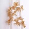 Gold 6 feet Artificial Boxwood Foliage Metallic Leaves GARLAND Party Decorations